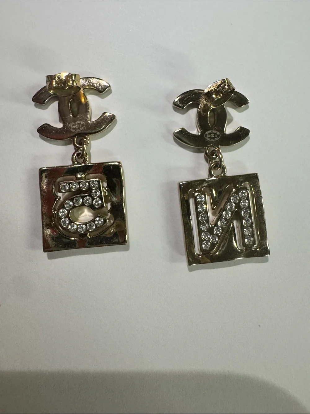 Chanel-  N°5 Crystal Drop Earrings - with Certificate of Authenticity